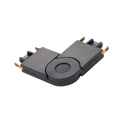 Коннектор MTR16 CR-BL черный поворотный для низковольтной трековой системы MTR16 40В